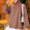 Pleated Tunic Latte