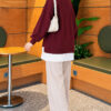 Pleated Tunic Plum - Afbeelding 4