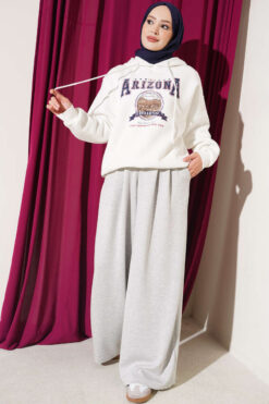 Alternative view of Arizona Printed French Terry Sweatshirt Ecru