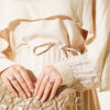 Asymmetrical Shoulder Panel Dress Beige - الصورة 4