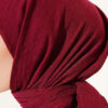 Aya Series Thin Cotton Scarf Cherry - Afbeelding 4