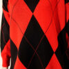 Basic Knit Tunic with Baklava Pattern Red – Bild 4