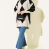 Basic Knit Tunic with Baklava Pattern Stone - immagine 2