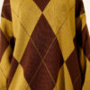 Basic Knit Tunic with Baklava Pattern Oil Green - الصورة 4