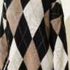 Honeycomb Pattern French Terry Knit Tunic Black – Bild 4