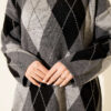 Honeycomb Pattern French Terry Knit Tunic Smoke – Image 4