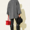 French Terry Long-Sleeve Raglan Sleeve Tunic Anthracite - Imagen 3