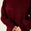 French Terry Long-Sleeve Raglan Sleeve Tunic Burgundy – Bild 4