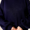 French Terry Long-Sleeve Raglan Sleeve Tunic Navy Blue – Bild 4