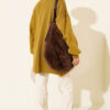 French Terry Long-Sleeve Raglan Sleeve Tunic Oil Green - Imagen 3