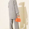 Ribbed Knit Two-Piece Set with Boat Neck Grey – Bild 3
