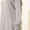 Ribbed Knit Two-Piece Set with Boat Neck Grey – Bild 4