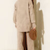 Ribbed Knit Two-Piece Set with Boat Neck Mink – Bild 3