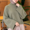 Wide-Sleeve Crew Neck Sweater Hazel - الصورة 3