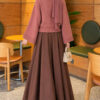 Wide-Sleeve Crew Neck Sweater Rose Dust – Image 4