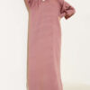 Balloon Sleeve Knit Dress Rose Dust