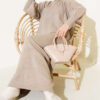 Balloon Sleeve Knit Dress Mink