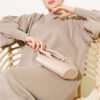 Balloon Sleeve Knit Dress Mink - Imagen 2
