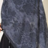 Baroque Pattern Bamboo French Terry Shawl Anthracite - Afbeelding 4