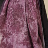 Baroque Pattern Bamboo French Terry Shawl Burgundy - Image 4