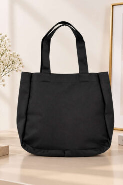 Basic Women's Sleeveless Handbag Black
