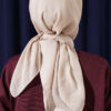 Basic Bamboo Crinkle Scarf Beige – Image 4
