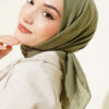 ⁦Basic Bamboo Crinkle Scarf Hazel⁩ - الصورة ⁦2⁩