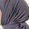Basic Bamboo Crinkle Scarf Smoke - immagine 4