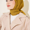 Basic Bamboo Crinkle Scarf Henna Green