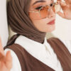 Basic Bamboo Crinkle Scarf Mink