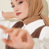Basic Bamboo Crinkle Scarf Sand Beige