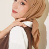 Basic Bamboo Crinkle Scarf Sand Beige - immagine 2