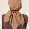 Basic Bamboo Crinkle Scarf Sand Beige - immagine 3