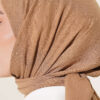 Basic Bamboo Crinkle Scarf Sand Beige - immagine 4