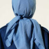 Basic Bamboo Crinkle Scarf Blue - immagine 3