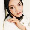Basic Bamboo Crinkle Scarf Black - Afbeelding 2