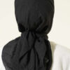 Basic Bamboo Crinkle Scarf Black - Afbeelding 3