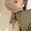 Basic Bamboo Crinkle Scarf Grey
