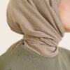 Basic Bamboo Crinkle Scarf Grey – Image 4