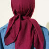 Basic Bamboo Crinkle Scarf Cherry – Bild 3