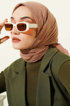 Alternative view of Basic Bamboo Crinkle Scarf Mink