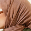 Basic Bamboo Crinkle Scarf Mink - immagine 4