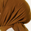 Basic Bamboo Crinkle Scarf Olive Green - immagine 4
