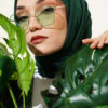 Basic Bamboo Crinkle Scarf Olive Green - immagine 5