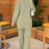 Front Slit Tunic Two-Piece Set Hazel – Bild 4