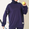 Basic Two-Piece Set with Ribbed Hem Edge Navy Blue - Imagen 2