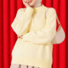Basic Drop-Shoulder Knit Tunic Yellow