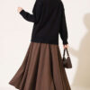 Basic Drop-Shoulder Knit Tunic Black - Imagen 4