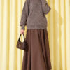 Basic Drop-Shoulder Knit Tunic Mink - Imagen 2