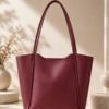 Basic Shoulder Bag Burgundy